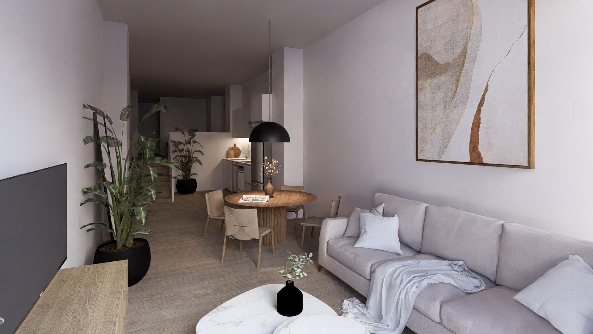 Living room of Flat for sale in  Madrid Capital
