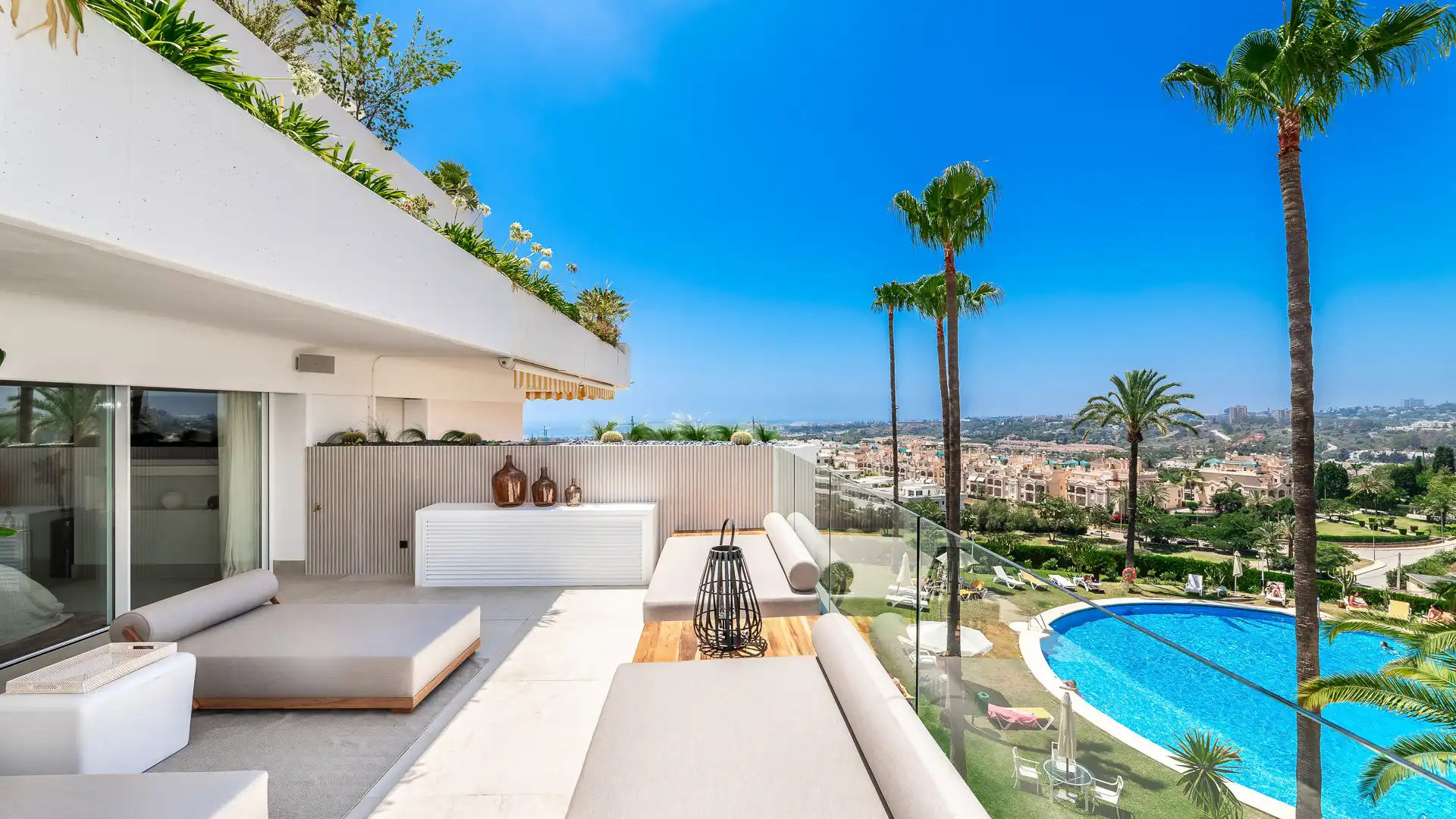 Apartament amb piscina en venda a Milla de Oro