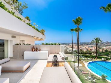 Apartament amb piscina en venda a Milla de Oro
