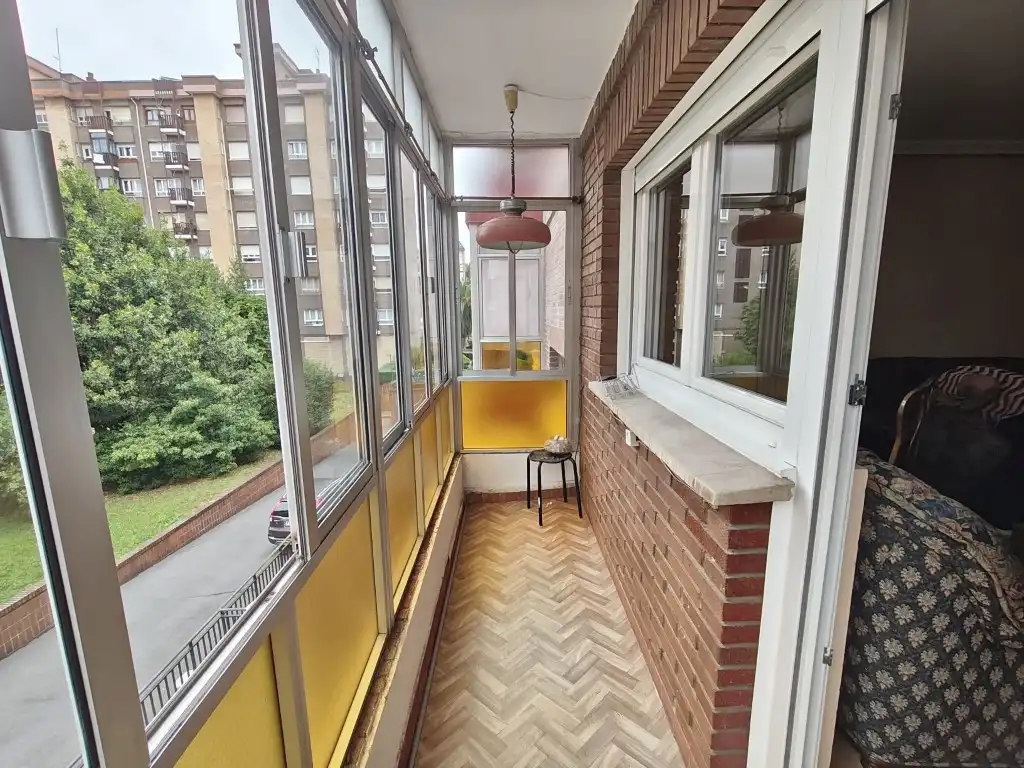 Balcony of Flat for sale in Avilés