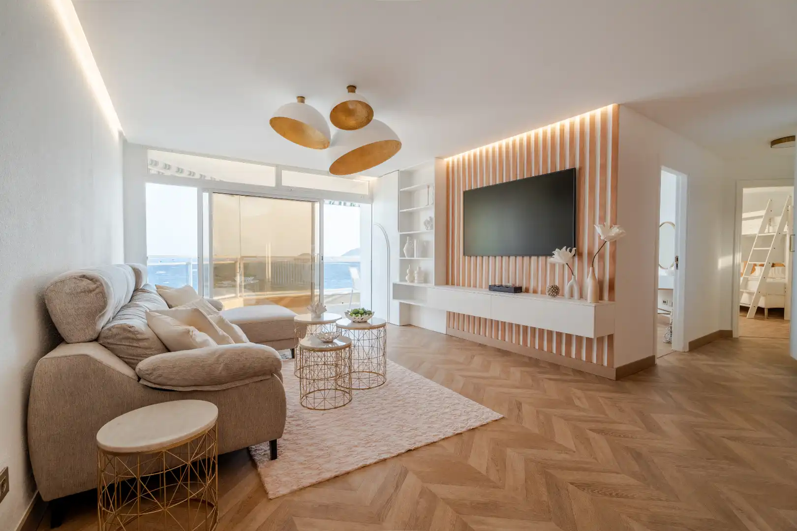 Sala de estar de Ático en venta en Granadilla de Abona con Aire acondicionado, Terraza y Amueblado