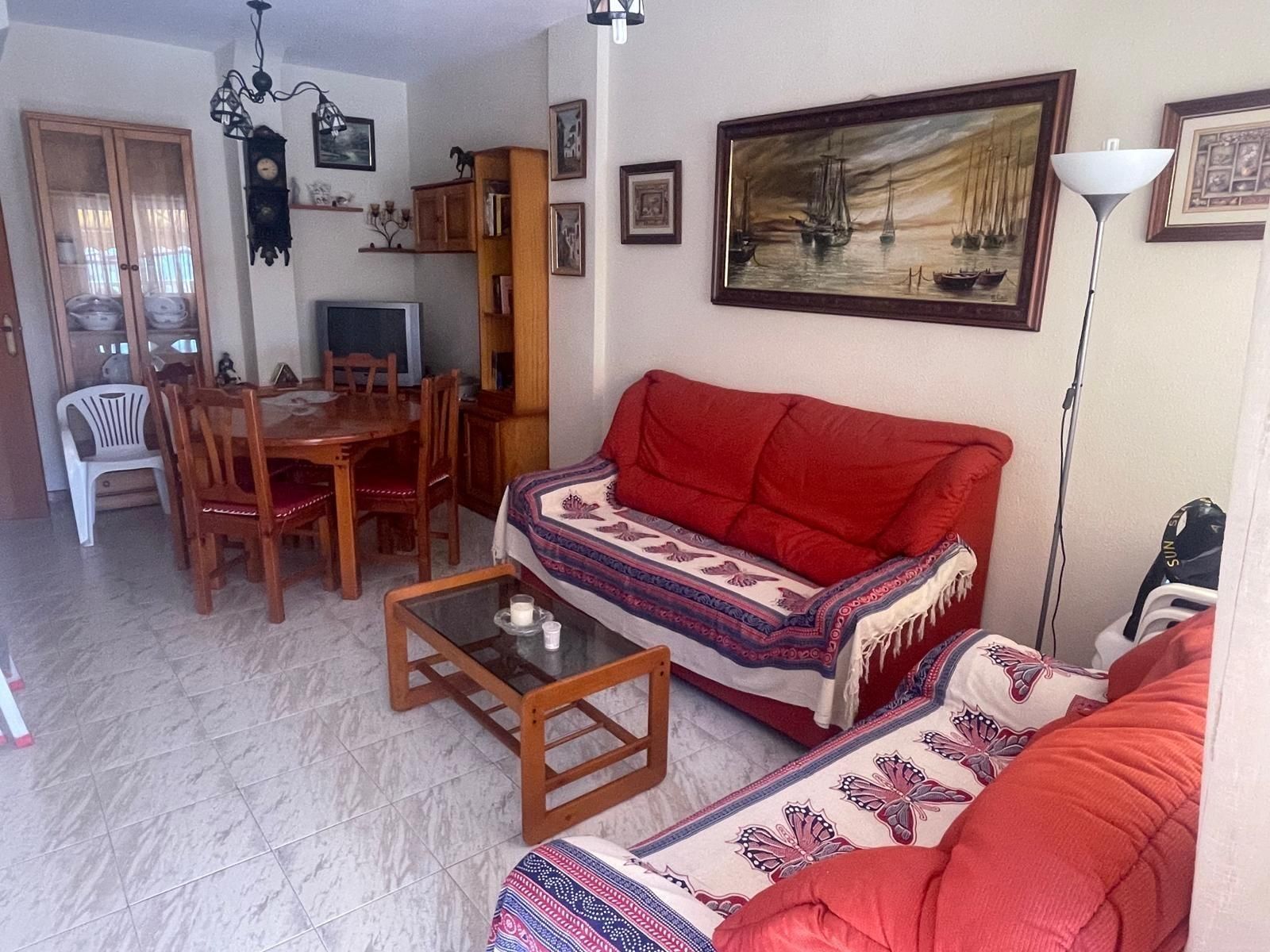 Sala d'estar de Dúplex de lloguer en La Manga del Mar Menor