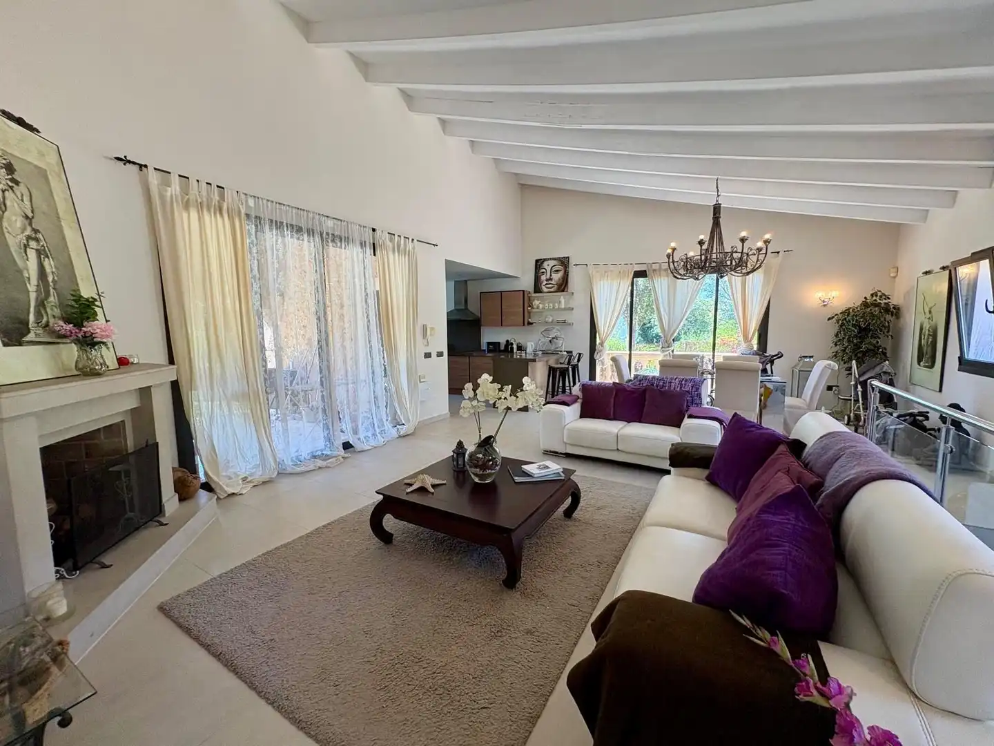 Sala d'estar de Casa o xalet de lloguer en Andratx amb Aire condicionat, Calefacció i Jardí privat