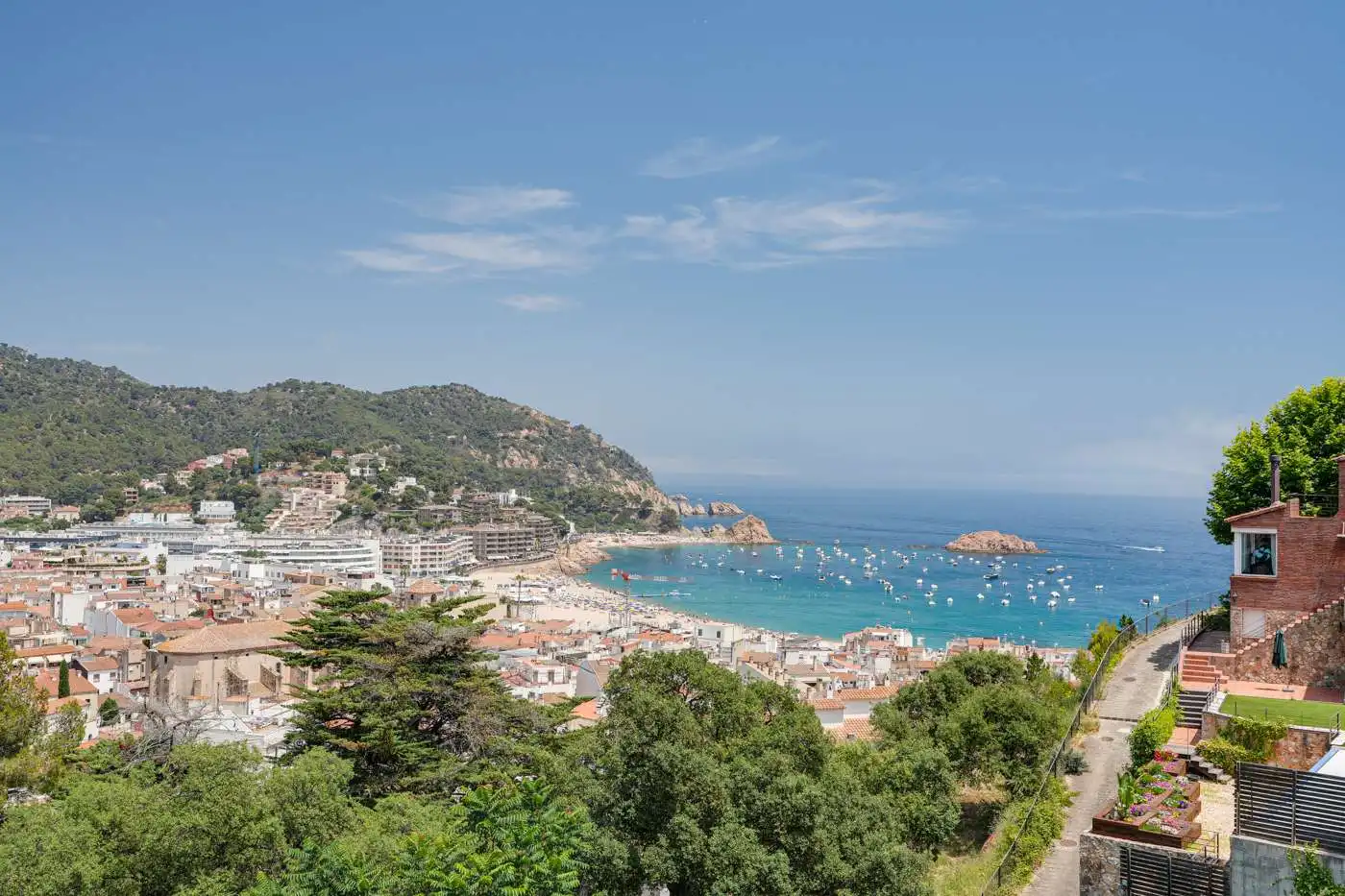 Vista exterior de Casa o chalet en venta en Tossa de Mar con Aire acondicionado, Jardín privado y Terraza