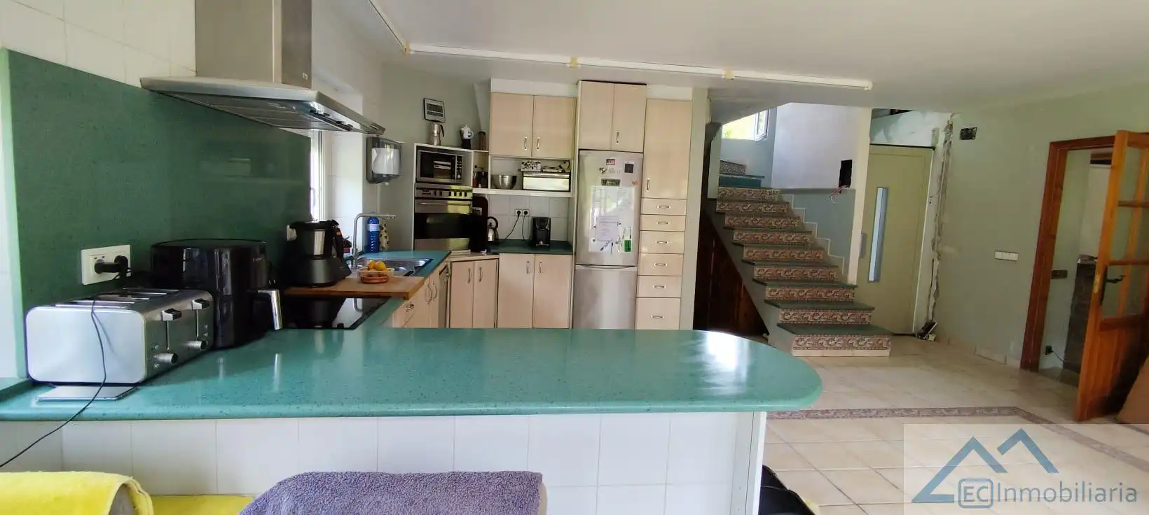 Cocina de Casa o chalet en venta en Ribamontán al Monte con Calefacción y Piscina