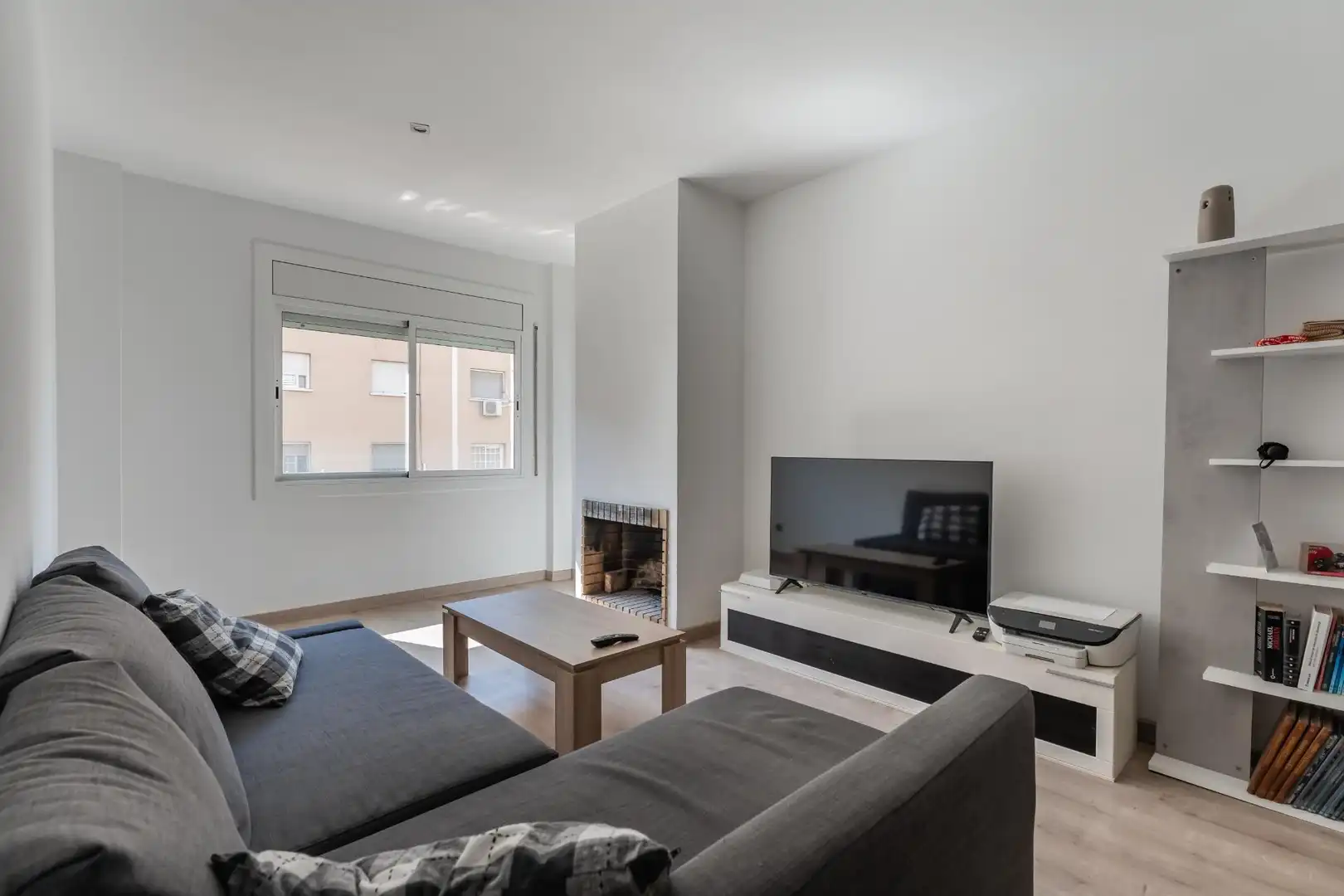 Sala de estar de Piso en venta en Mollet del Vallès con Aire acondicionado y Parquet