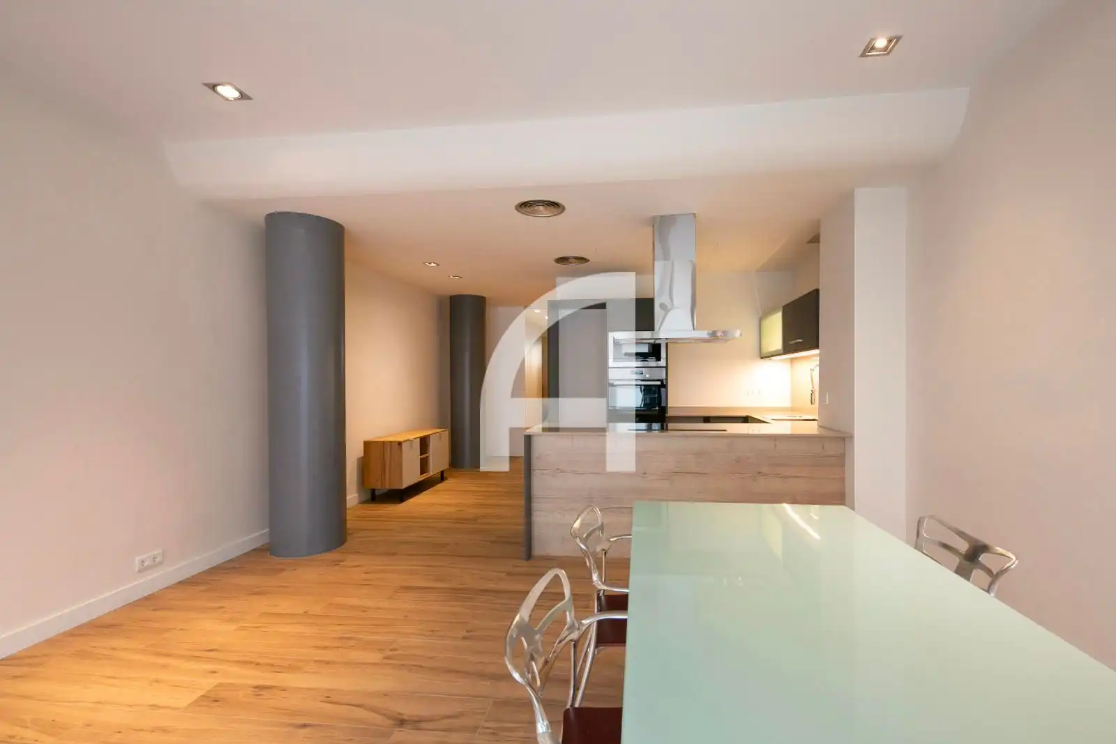 Cocina de Piso en venta en Barcelona con Aire acondicionado, Calefacción y Parquet