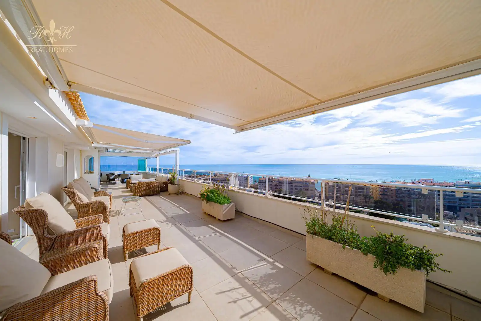 Terrasse von Dachboden zum Verkauf in Altea mit Klimaanlage, Heizung und Schwimmbad