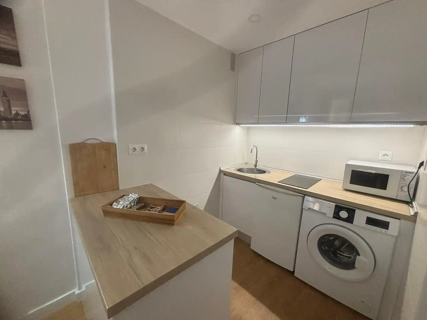 Cuina de Apartament en venda en Benalmádena amb Aire condicionat, Jardí privat i Terrassa