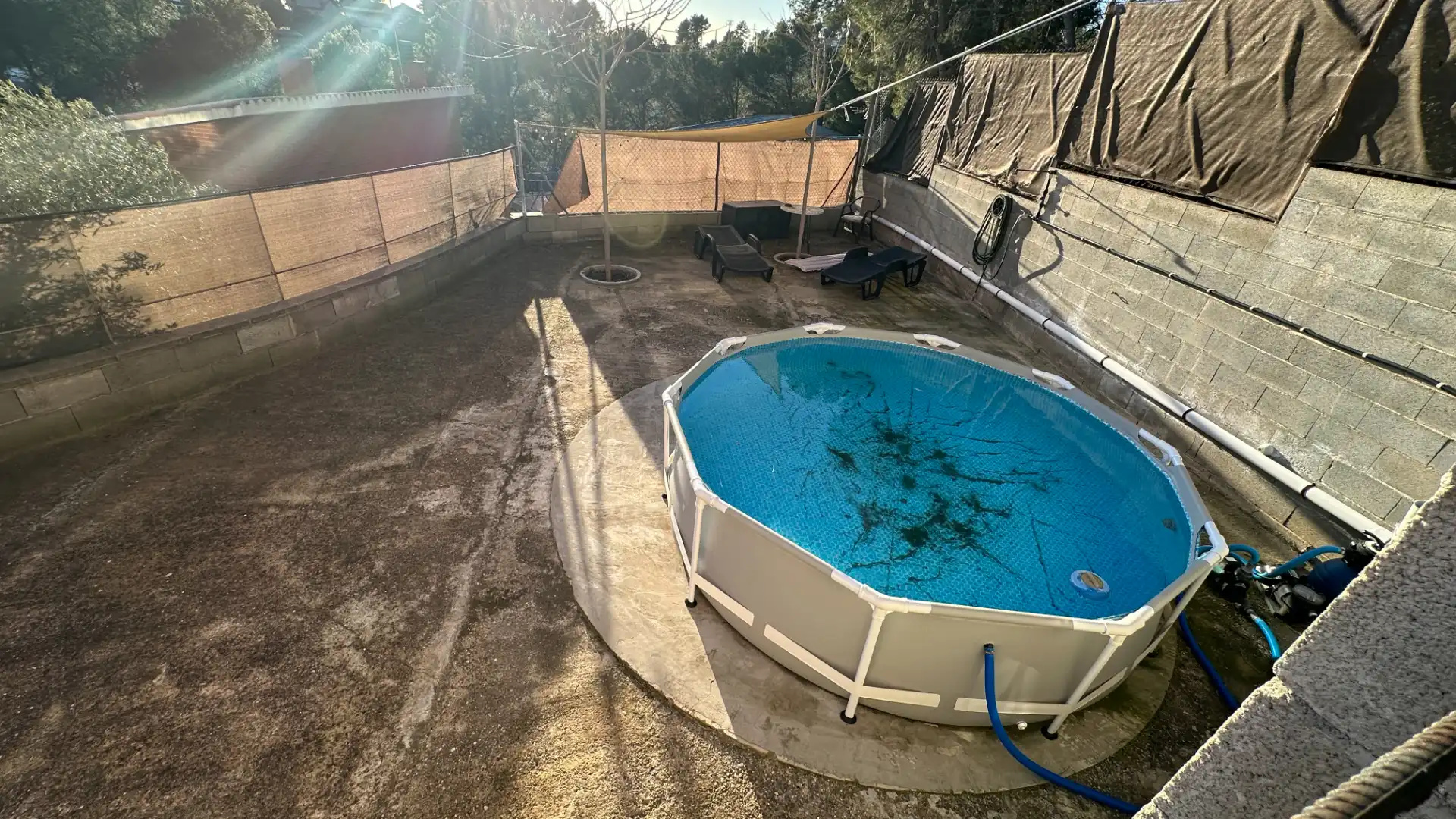 Piscina de Casa o xalet en venda en Rubí amb Aire condicionat, Calefacció i Jardí privat