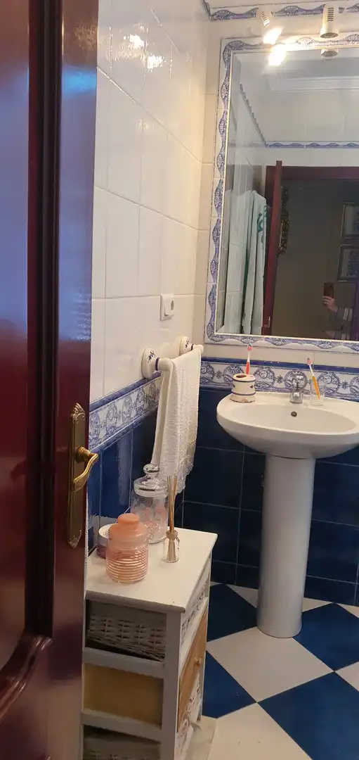 Baño de Casa o chalet en venta en Brenes con Aire acondicionado, Jardín privado y Terraza