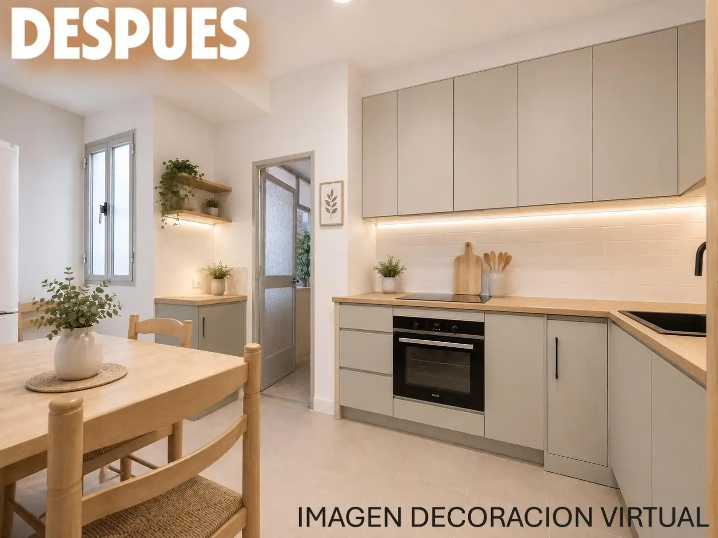 Cocina de Piso en venta en Madrid con Aire acondicionado, Calefacción y Parquet