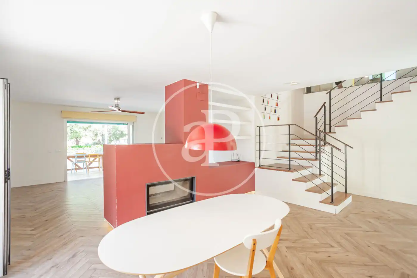 Sala de estar de Casa o chalet de alquiler en Madrid con Aire acondicionado, Calefacción y Jardín privado