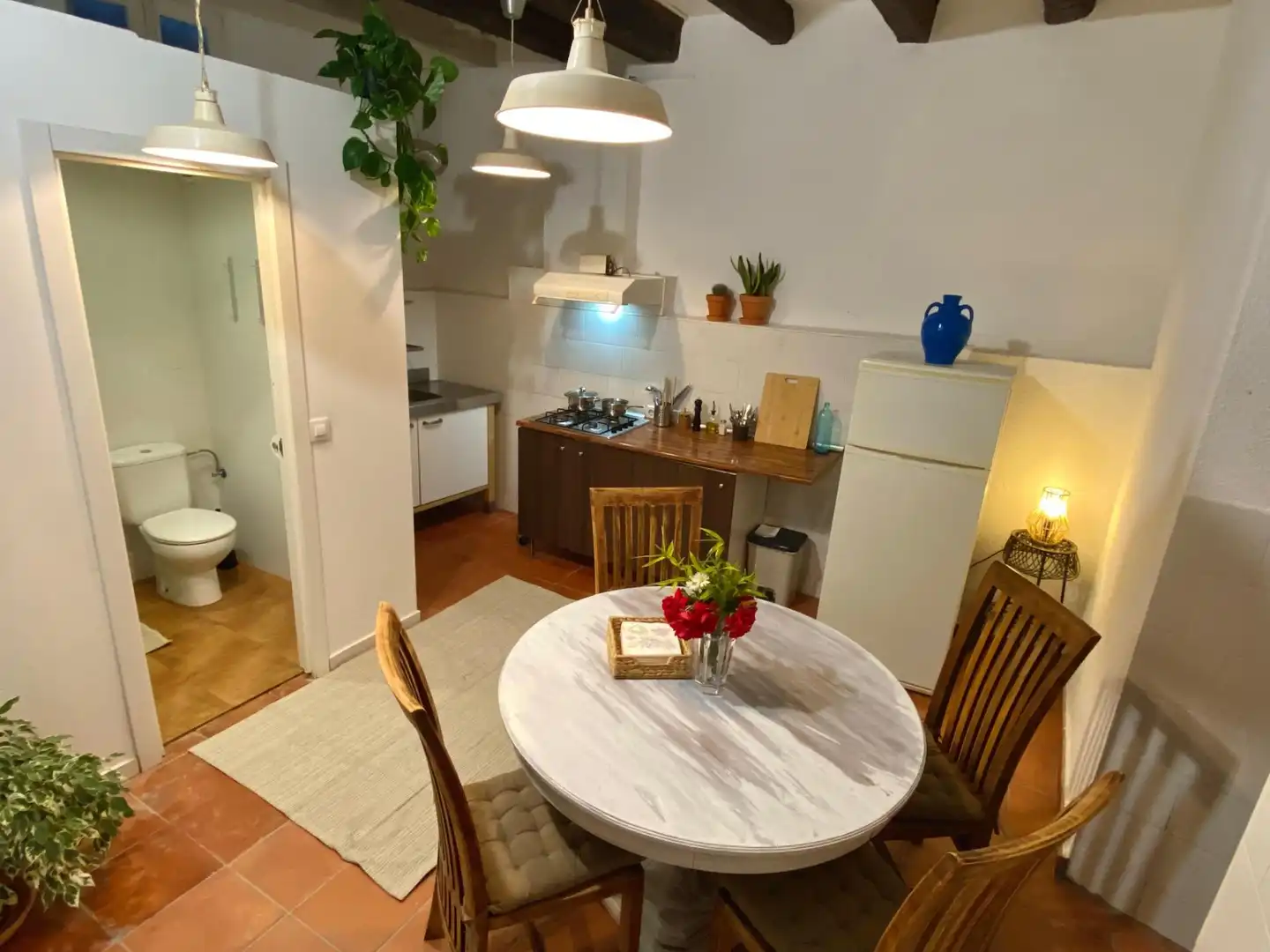 Küche von Country house zur Miete in Tordera mit Heizung, Privatgarten und Terrasse
