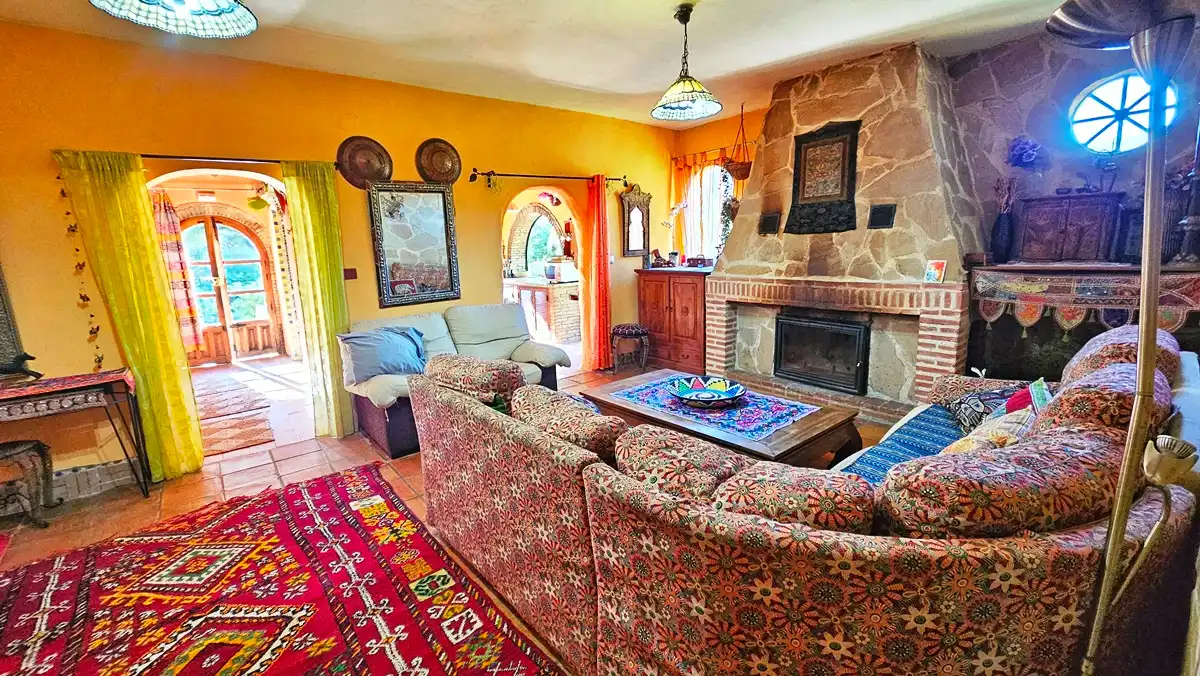 Sala de estar de Finca rústica en venta en Los Marines con Jardín privado, Terraza y Trastero
