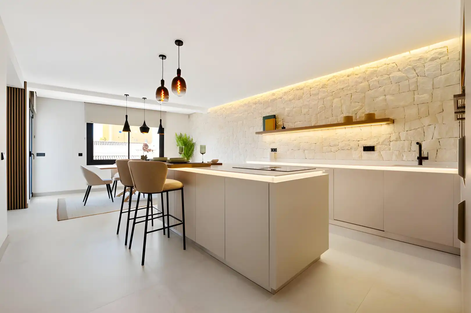 Cocina de Ático en venta en Marbella con Aire acondicionado, Calefacción y Terraza