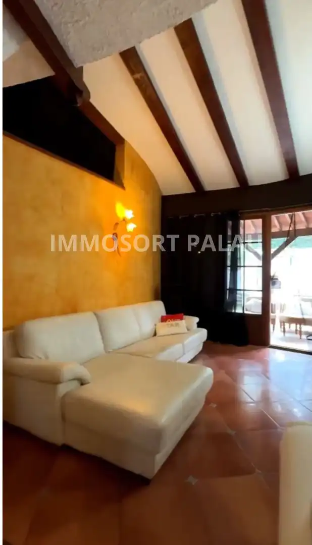 Living room of Houses for sale in Lliçà d'Amunt  with Private garden, Terrace and Swimming Pool