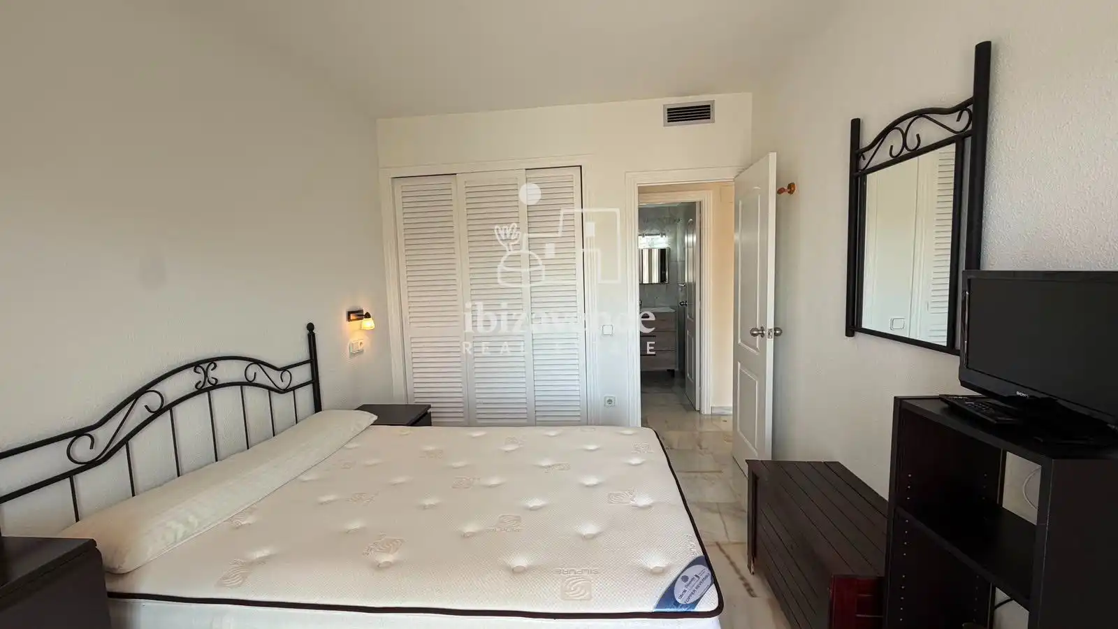 Bedroom of Flat for sale in Eivissa  with Air Conditioner, Swimming Pool and Furnished