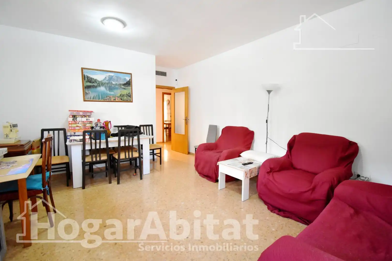 Living room of Flat for sale in Piles  with Storage room, Furnished and Alarm