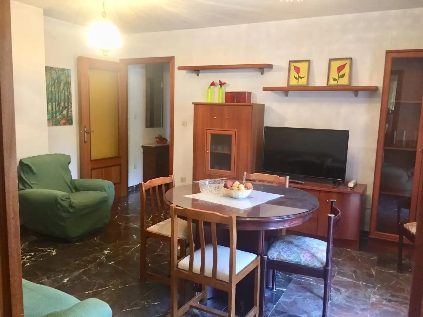Living room of Flat for rent in Granada  with Furnished