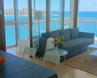 Living room of Flat to rent in Alicante / Alacant  with Air Conditioner, Terrace and Balcony