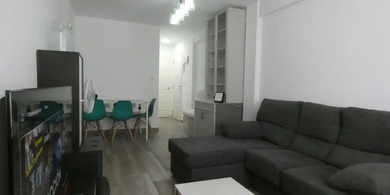 Sala de estar de Piso de alquiler en Málaga con Aire acondicionado, Terraza y Trastero