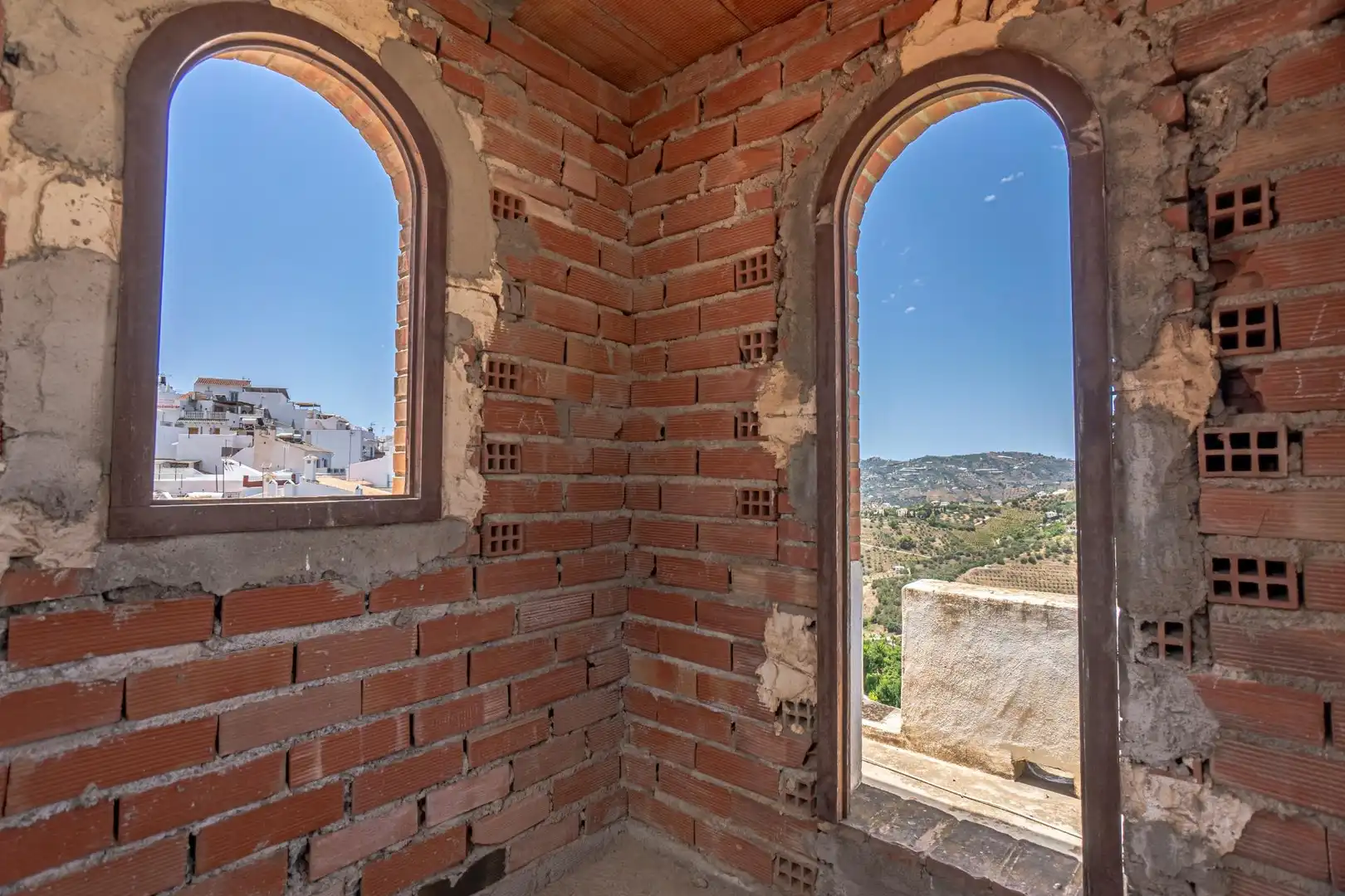 Vista exterior de Casa o xalet en venda en Frigiliana amb Aire condicionat, Calefacció i Jardí privat