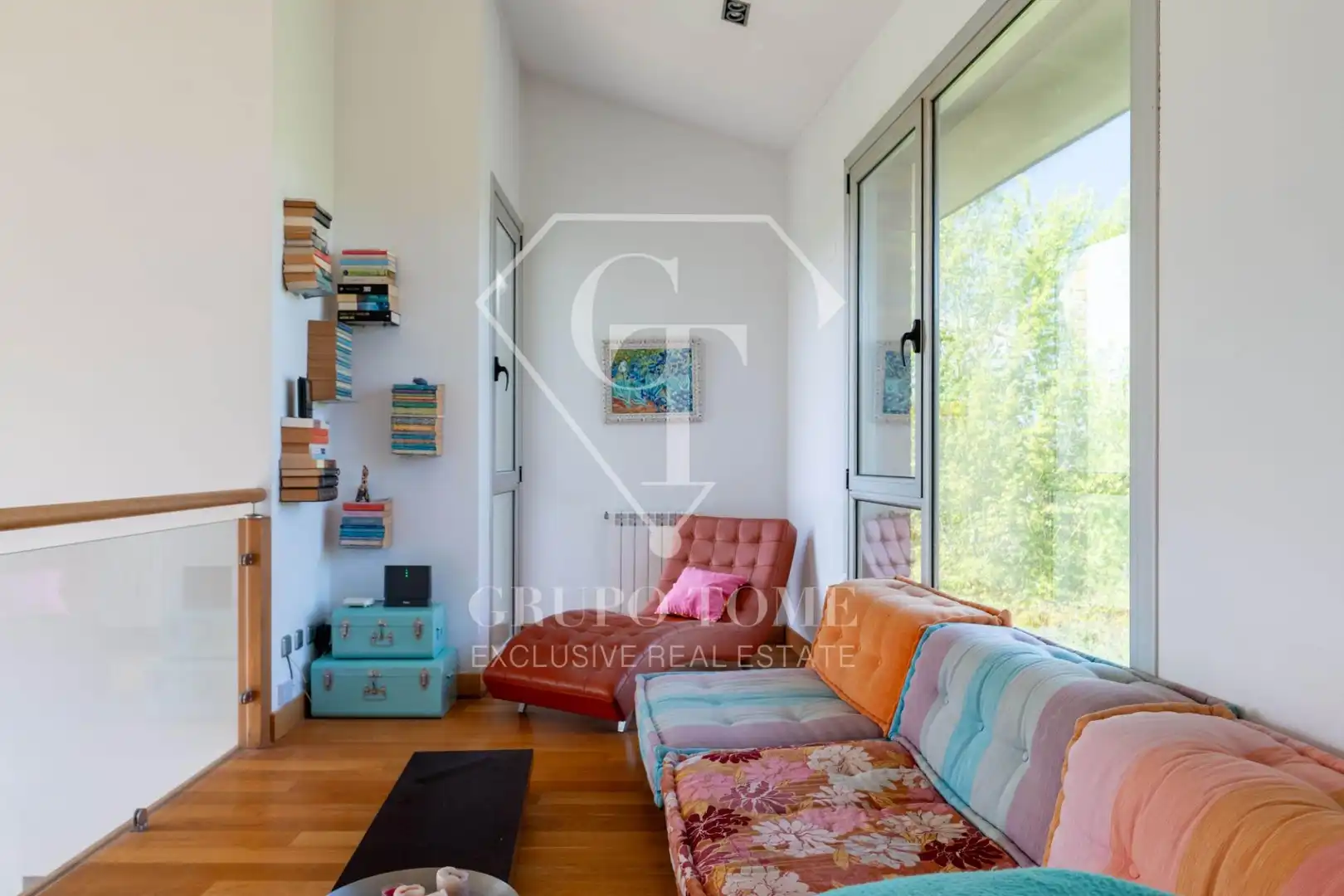 Wohnzimmer von Einfamilien-Reihenhaus zum Verkauf in Donostia - San Sebastián  mit Heizung, Privatgarten und Terrasse