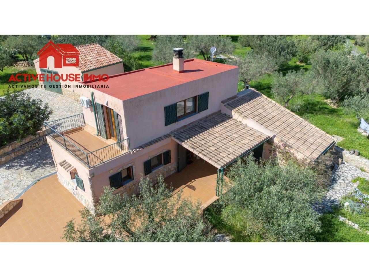 Vista exterior de Finca rústica en venda en Roquetes amb Aire condicionat, Jardí privat i Terrassa