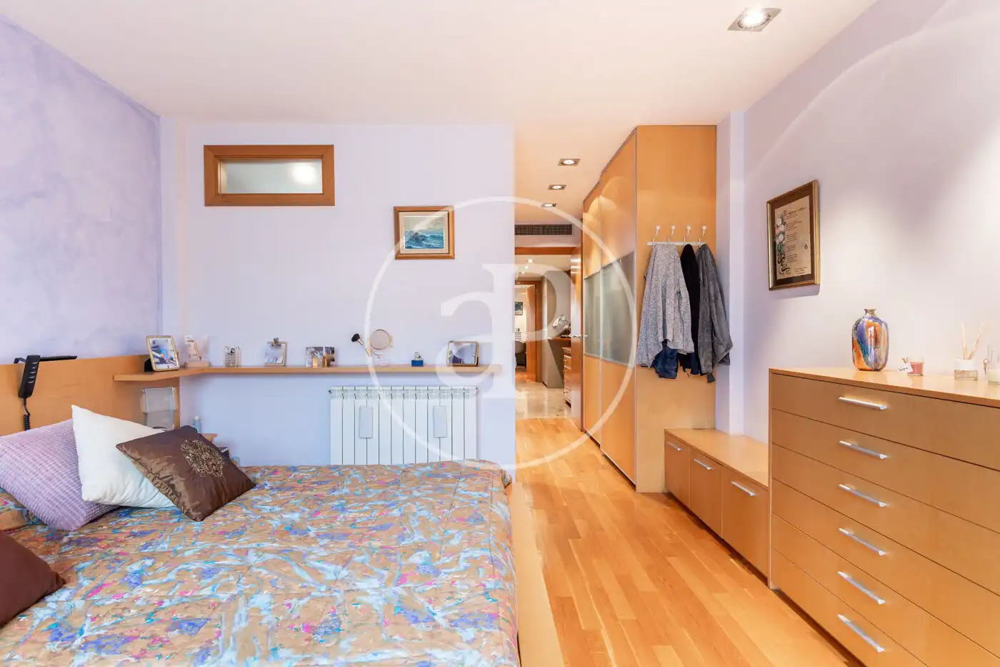 Schlafzimmer von Einfamilien-Reihenhaus zum Verkauf in Sabadell mit Klimaanlage, Heizung und Terrasse