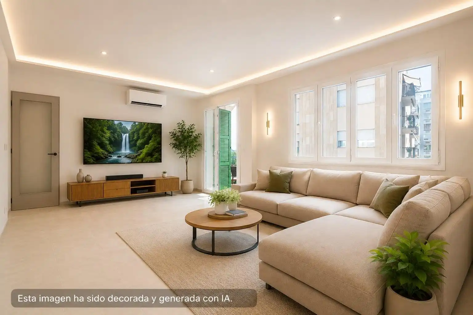 Living room of Flat for sale in  Palma de Mallorca  with Air Conditioner, Heating and Terrace