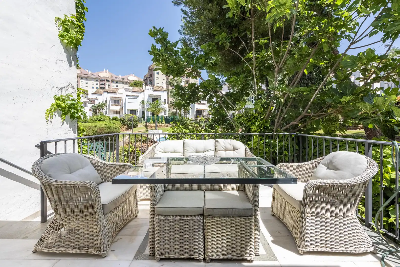 Terrace of Detached homes for sale in Marbella  with Private garden, Terrace and Furnished