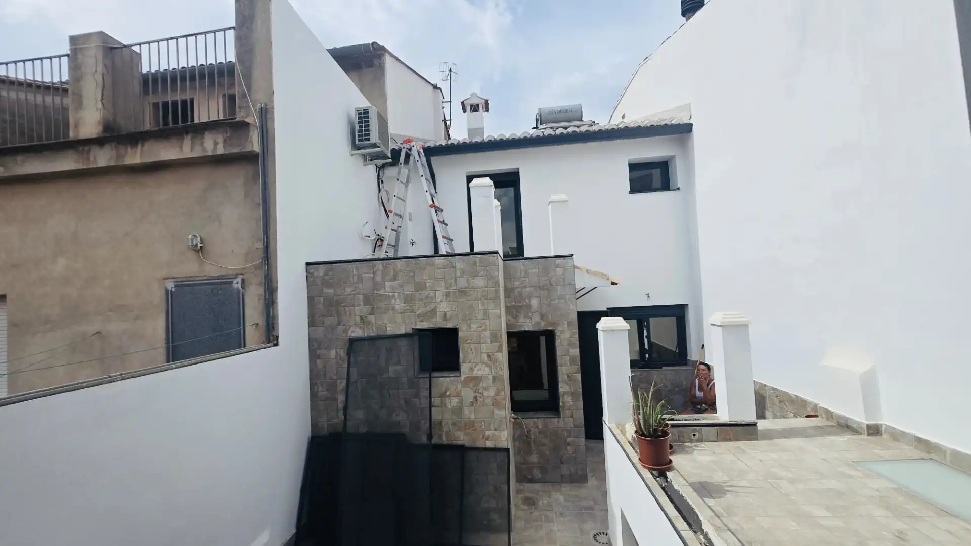 Exterior view of Houses for sale in Oliva  with Terrace, Storage room and Swimming Pool