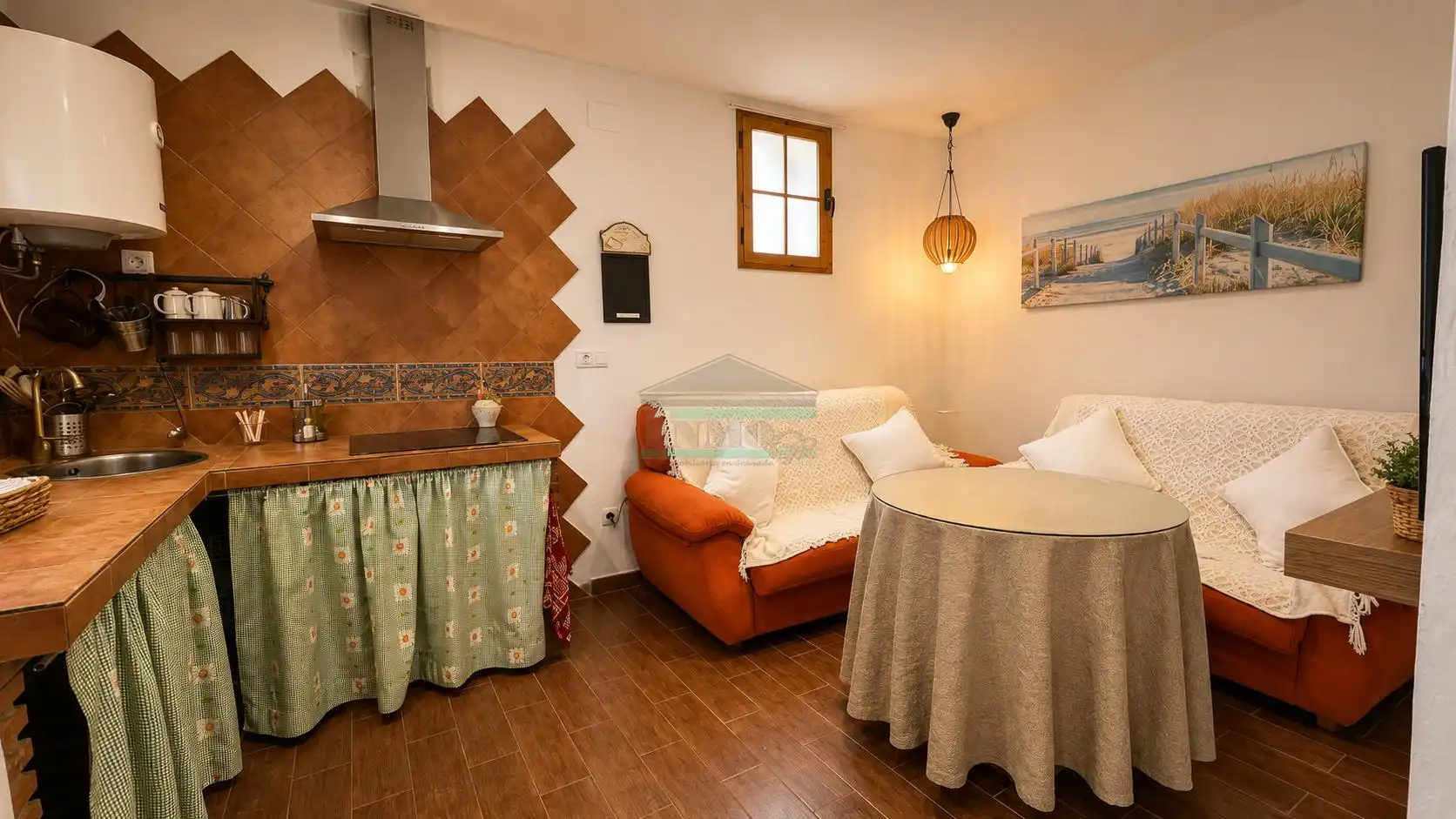 Living room of Flat for rent in Granada  with Furnished