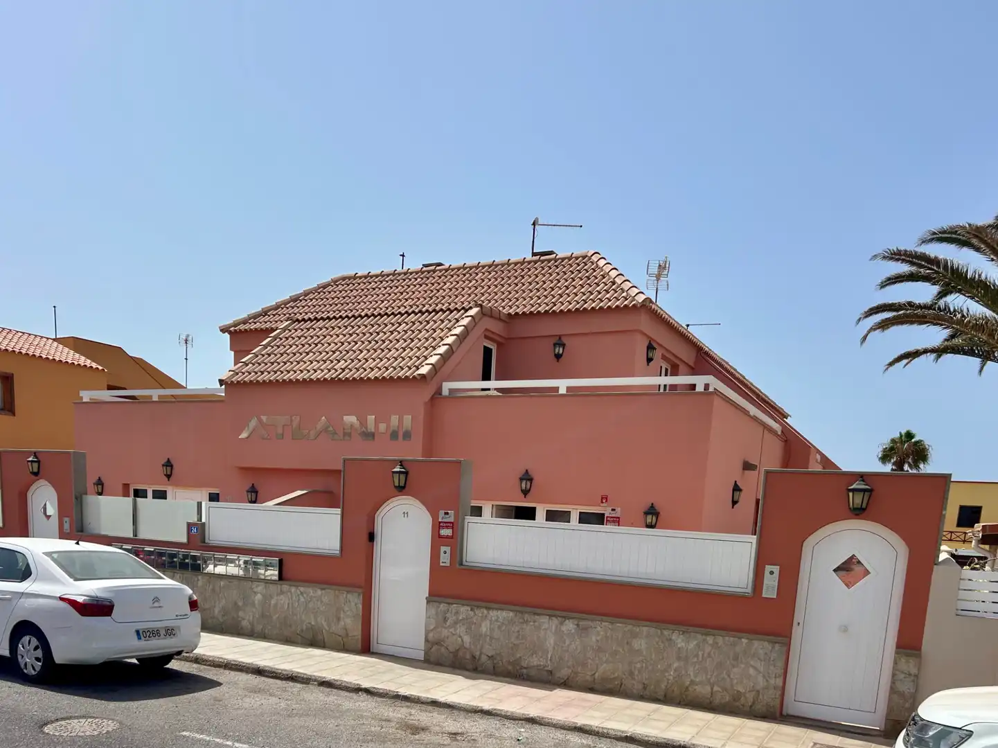 Vista exterior de Casa o chalet en venta en Antigua con Aire acondicionado, Terraza y Amueblado