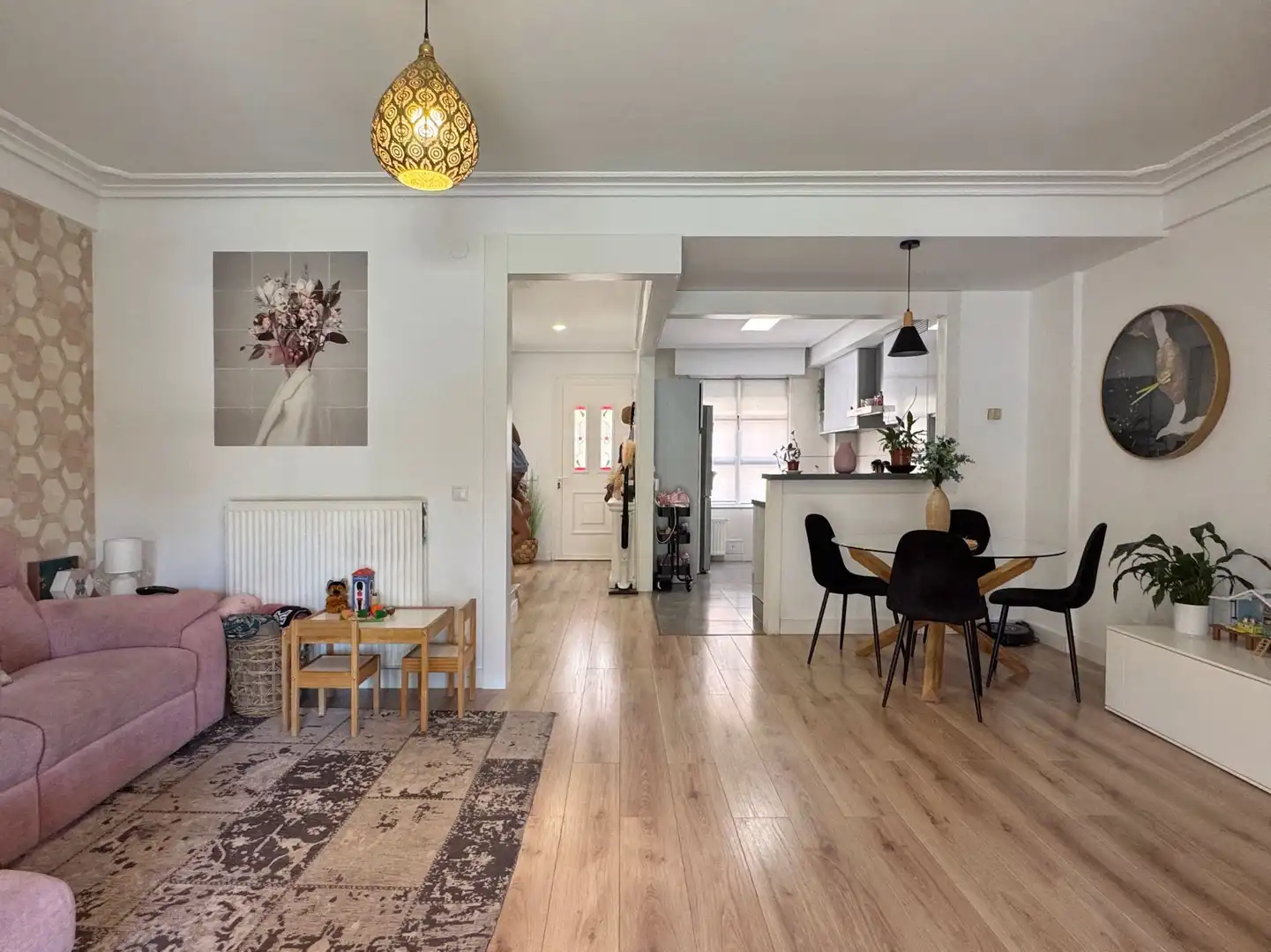 Comedor de Casa adosada en venta en Lardero con Aire acondicionado, Calefacción y Jardín privado
