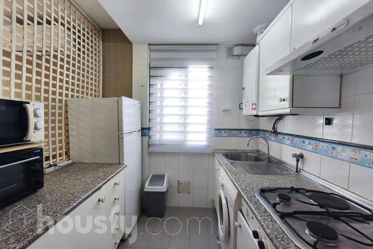 Küche von Wohnung zur Miete in Madrid mit Klimaanlage, Heizung und Terrasse