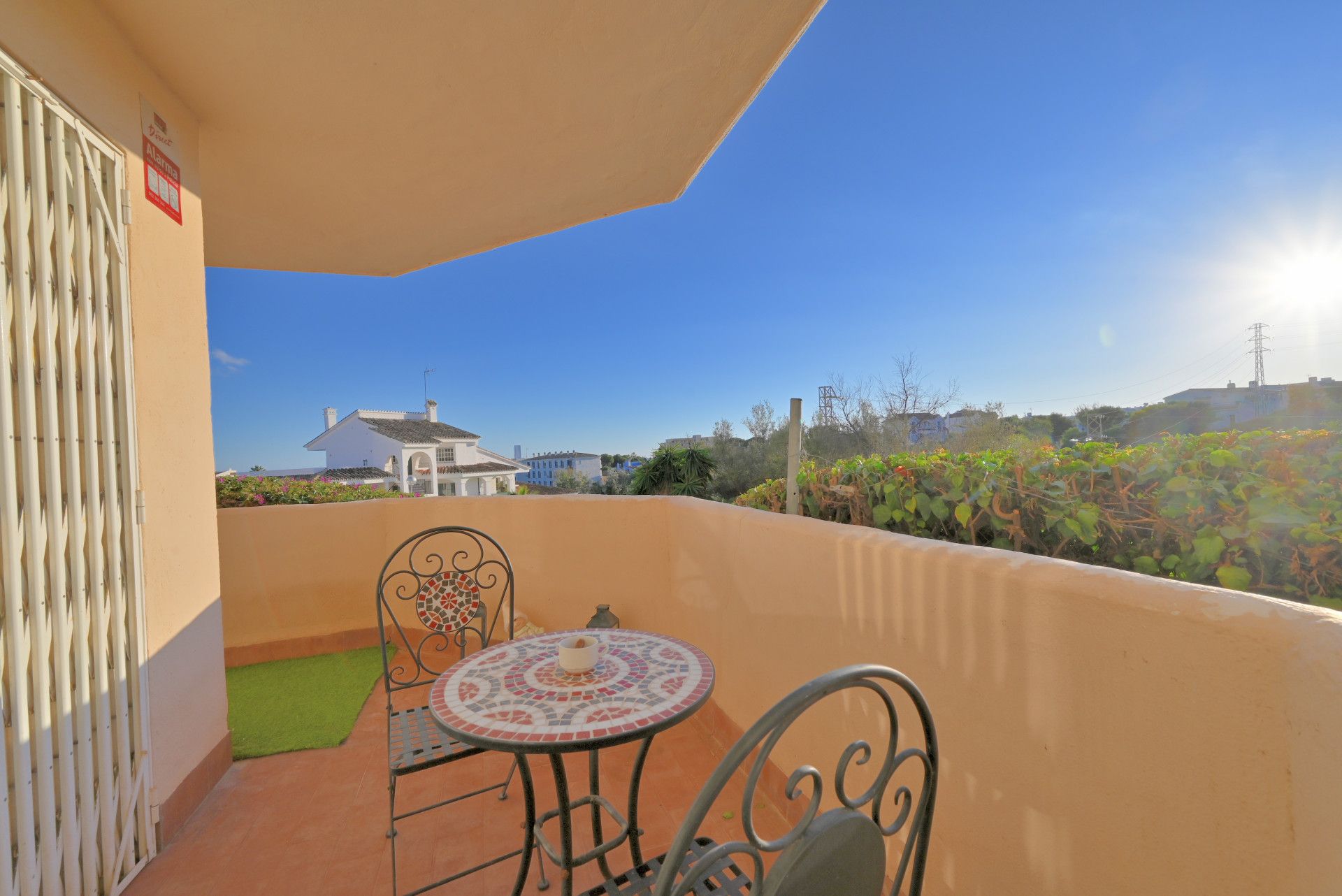 Terrassa de Apartament en venda en Mijas amb Aire condicionat, Terrassa i Piscina