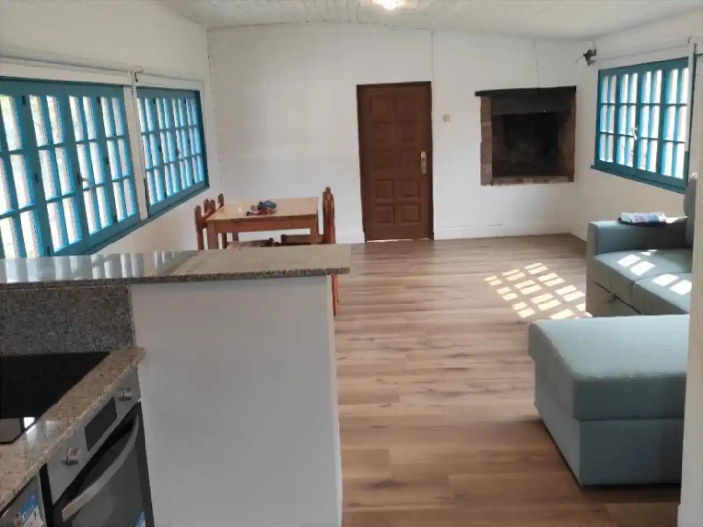Living room of Study for rent in Oleiros  with Private garden, Parquet flooring and Furnished