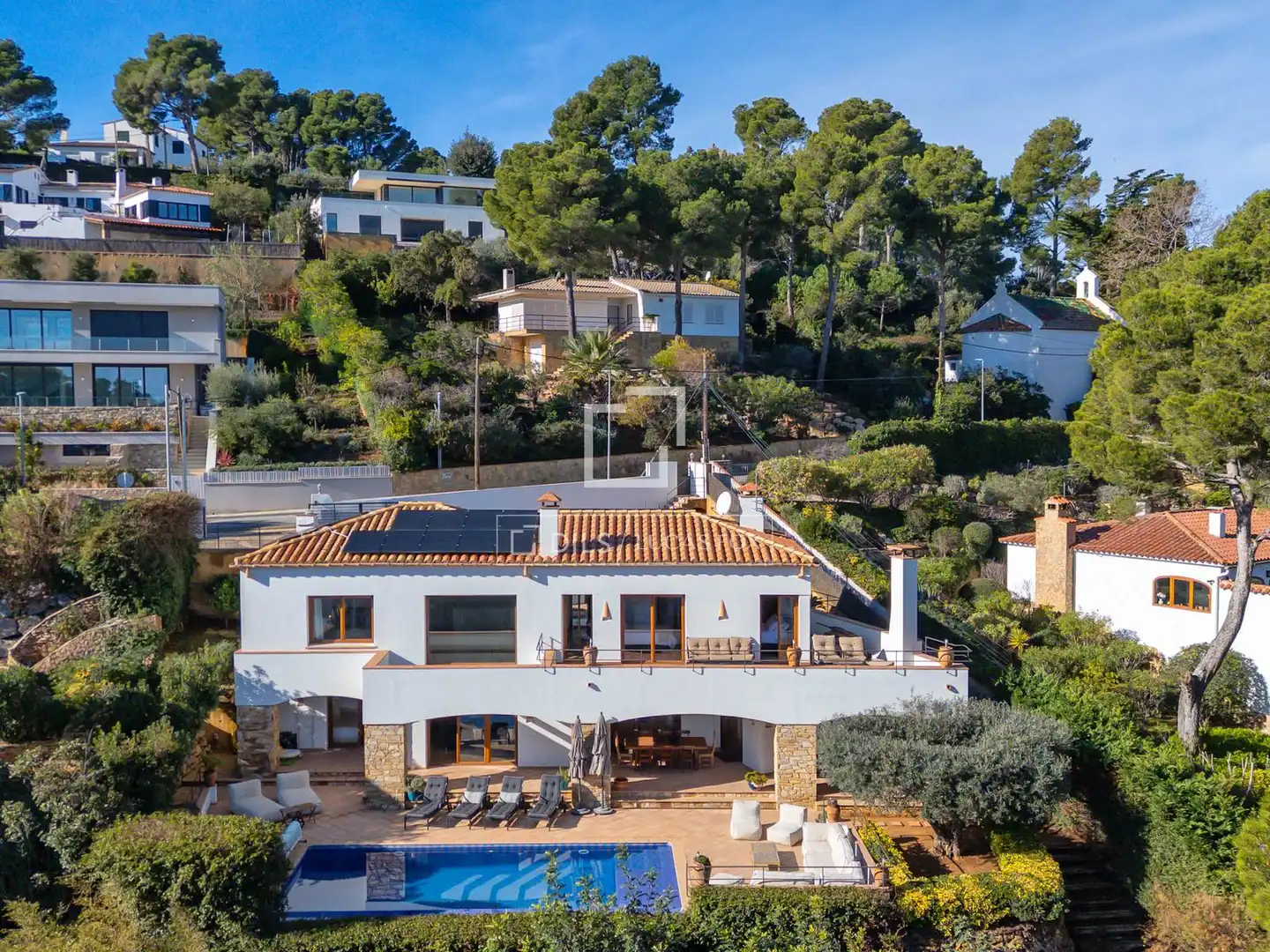 Exterior view of Houses for sale in Begur  with Air Conditioner, Heating and Private garden