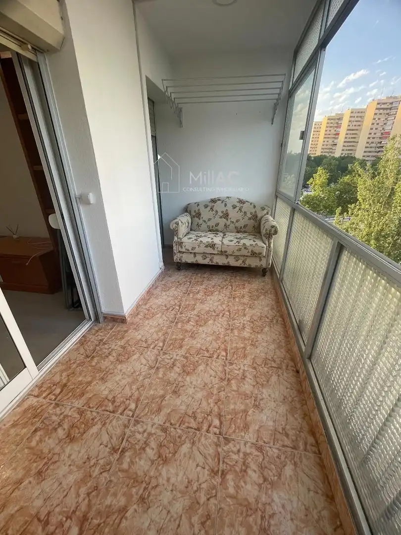Terraza de Piso de alquiler en Madrid con Terraza y Amueblado