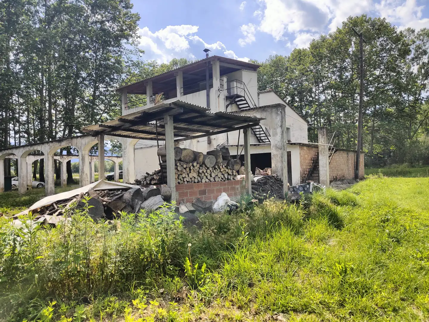 Vista exterior de Casa o chalet en venta en Sant Julià del Llor i Bonmatí con Calefacción y Amueblado