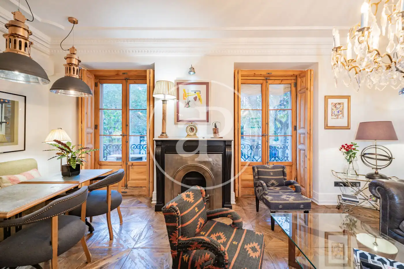 Sala de estar de Piso en venta en Madrid con Aire acondicionado, Calefacción y Amueblado