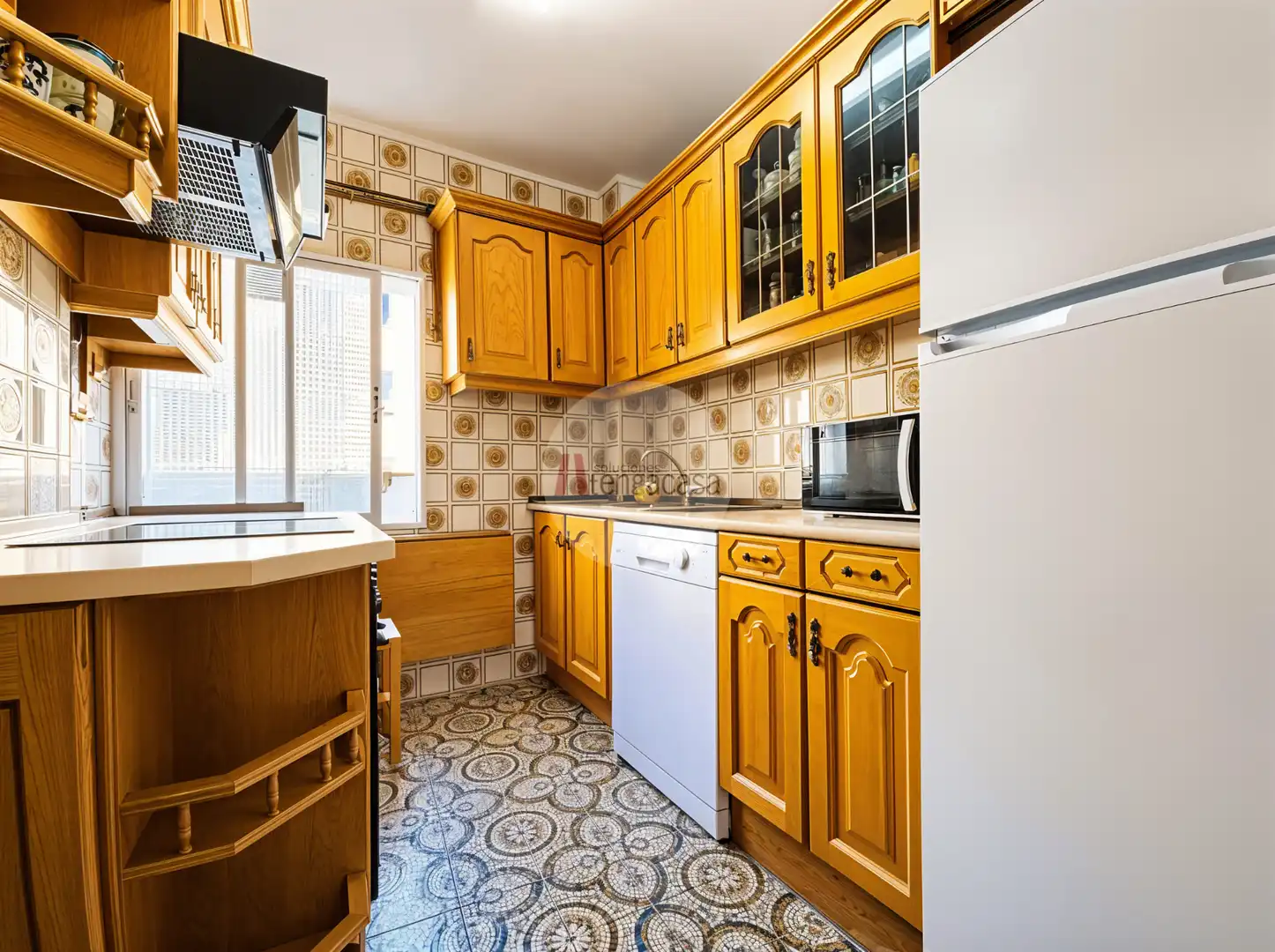 Kitchen of Flat for sale in Madrid  with Air Conditioner, Heating and Terrace