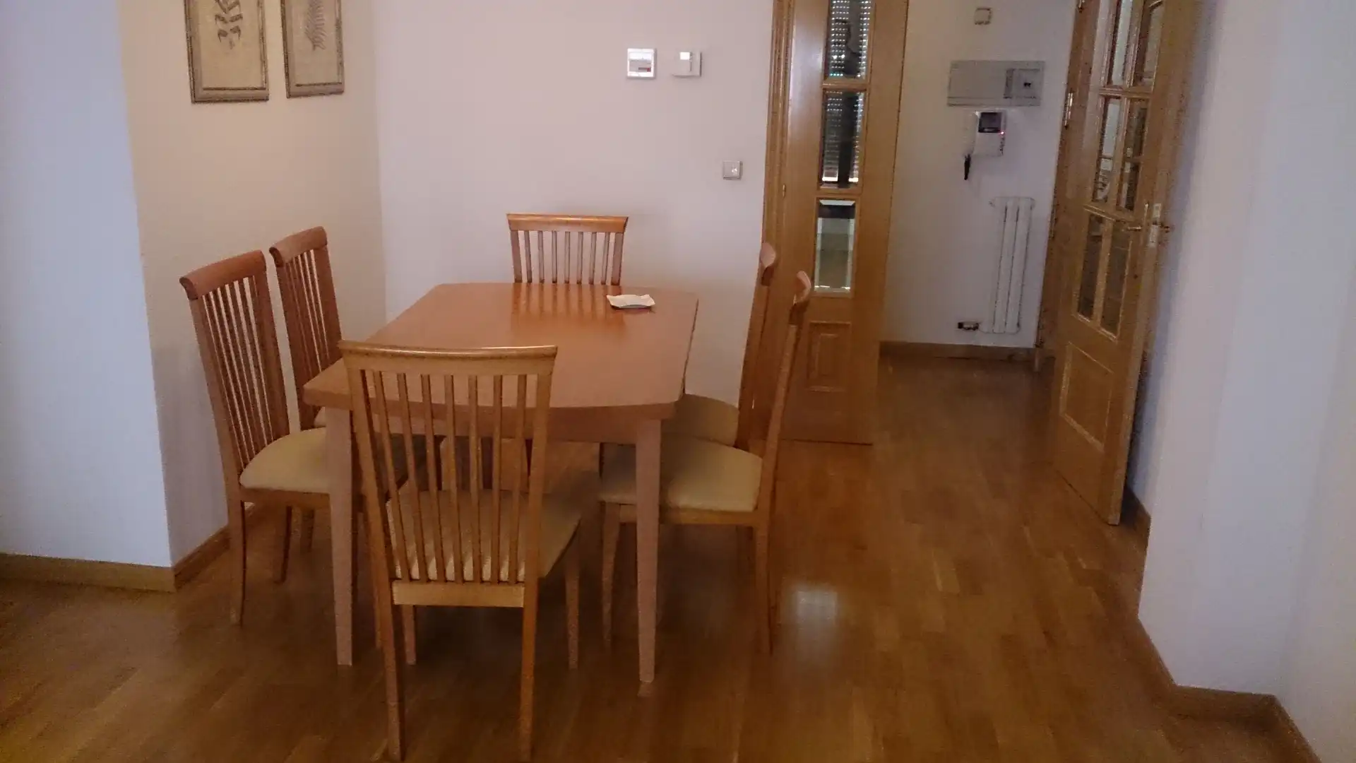 Esszimmer von Wohnung zur Miete in Zaragoza mit Klimaanlage, Heizung und Parkett