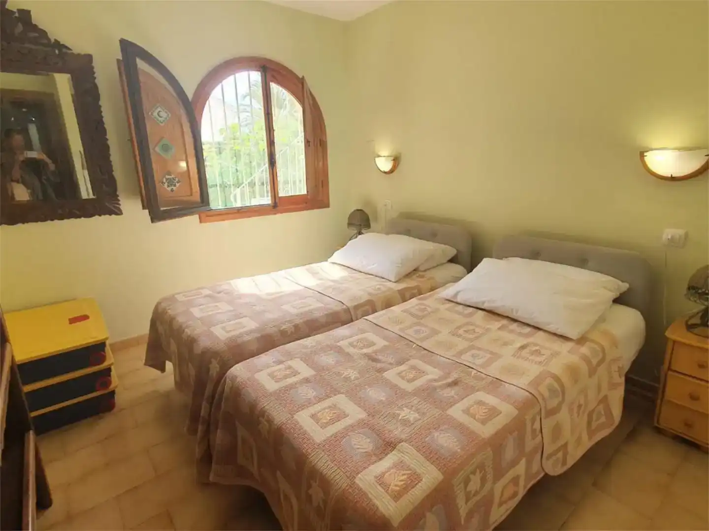 Dormitori de Casa o xalet en venda en Calpe / Calp amb Aire condicionat, Piscina i Balcó