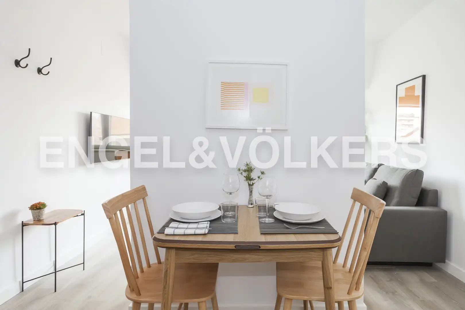 Comedor de Piso de alquiler en Madrid con Aire acondicionado, Calefacción y Amueblado