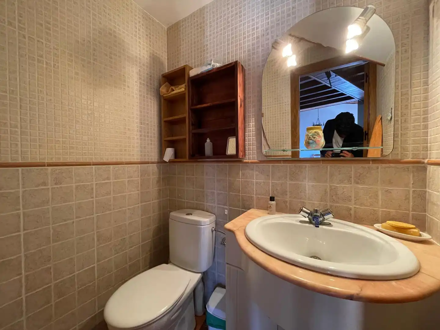 Baño de Finca rústica en venta en Montejo de Tiermes con Parquet, Terraza y Horno