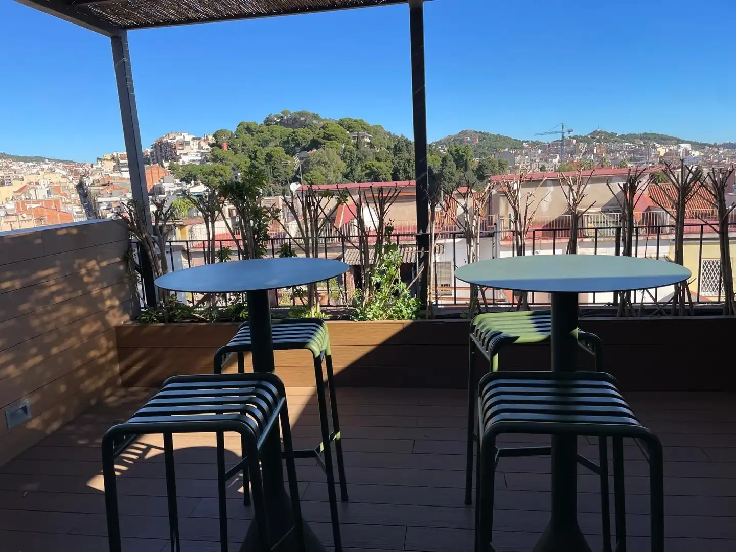 Terraza de Piso de alquiler en Barcelona con Aire acondicionado, Calefacción y Parquet