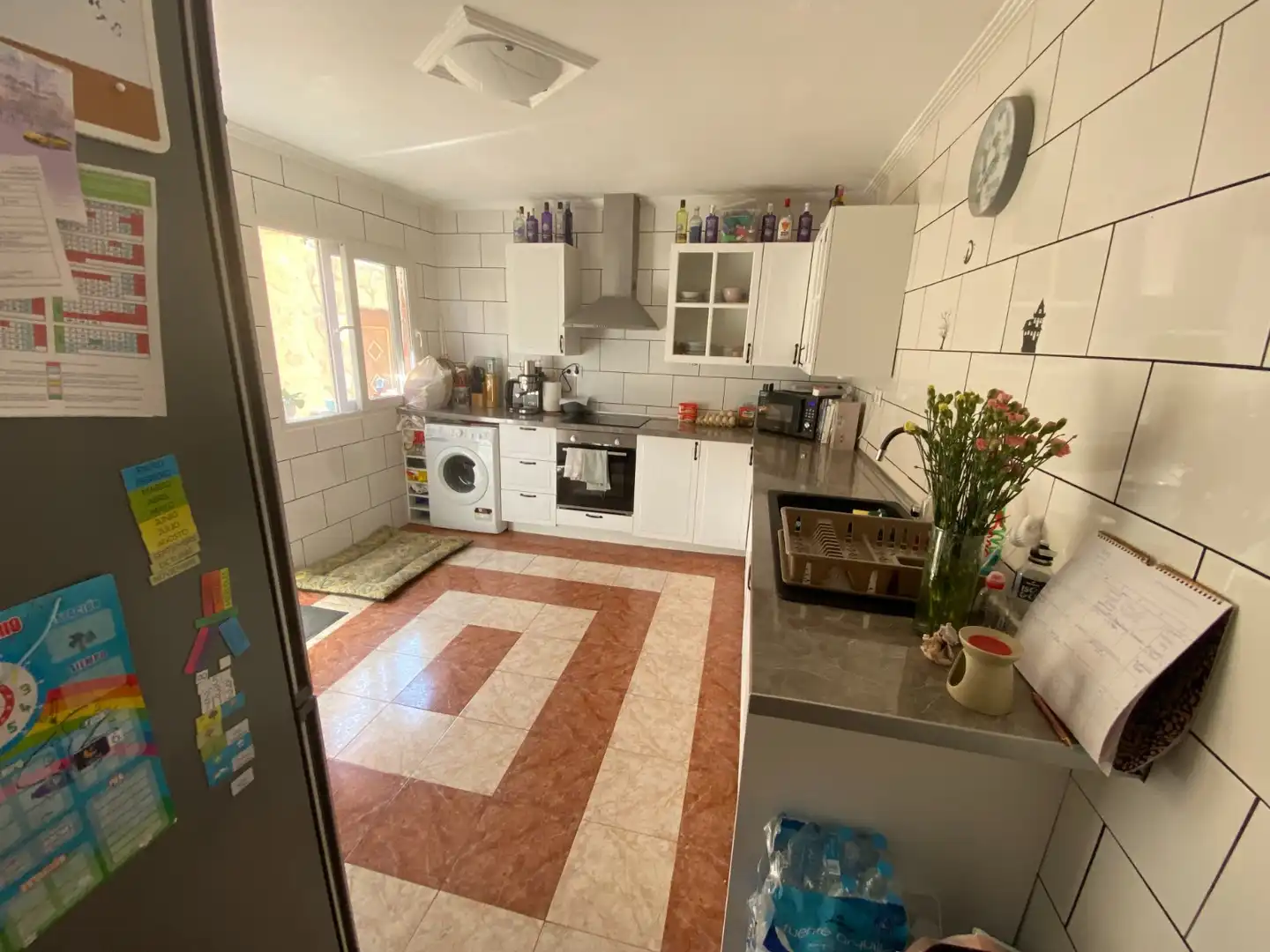 Cocina de Finca rústica en venta en Sax con Aire acondicionado, Calefacción y Jardín privado